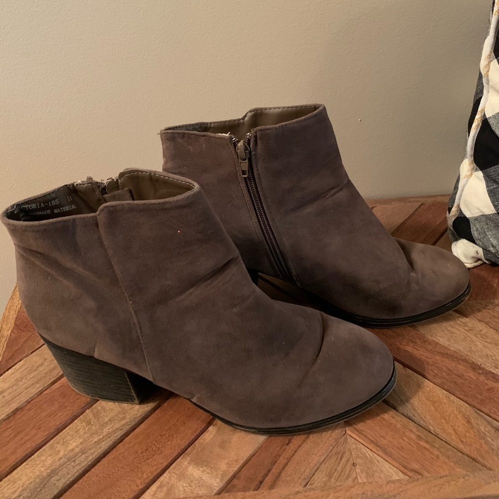 Taupe Booties - Picture 2 of 5